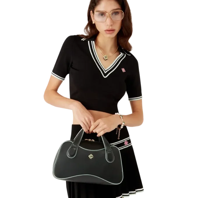 Svart Mini Louise-väska