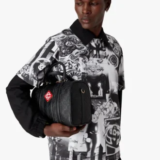 Svart Mini Monogram Weekender-väska