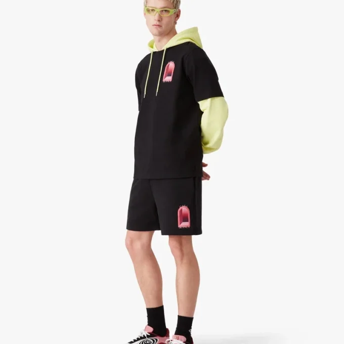 Svarta L’arche-sweatshorts