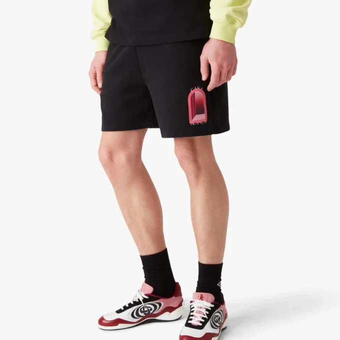 Svarta L’arche-sweatshorts