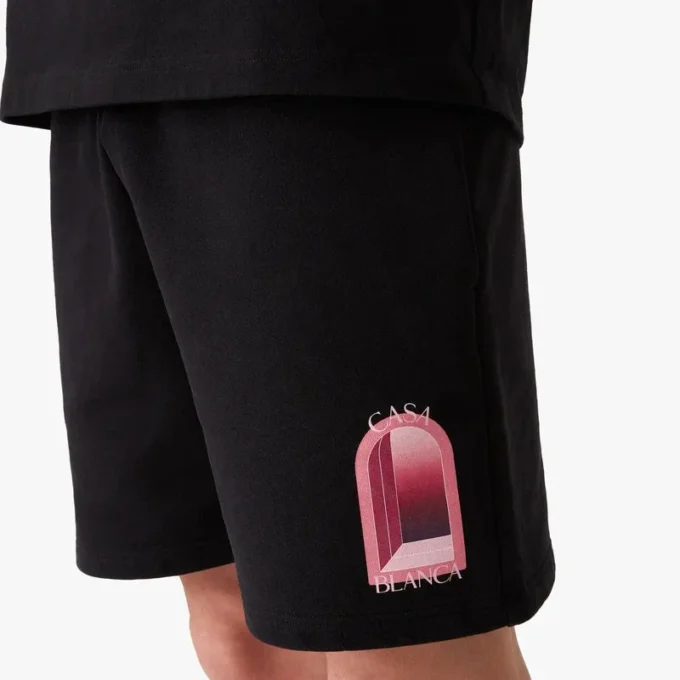 Svarta L’arche-sweatshorts