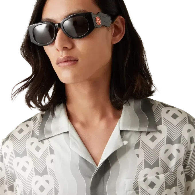 Svarta Memphis-solglasögon