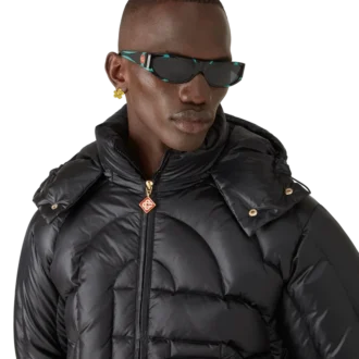 Svarta och mintgröna sportglasögon