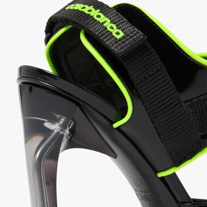 Svarta Raver-pumps i läder