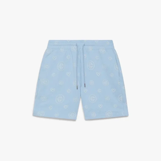 Sweatshorts med applikerat monogram