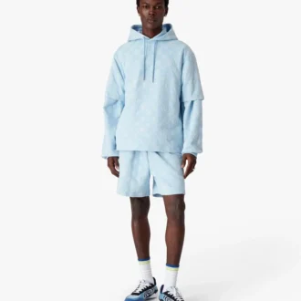 Sweatshorts med applikerat monogram