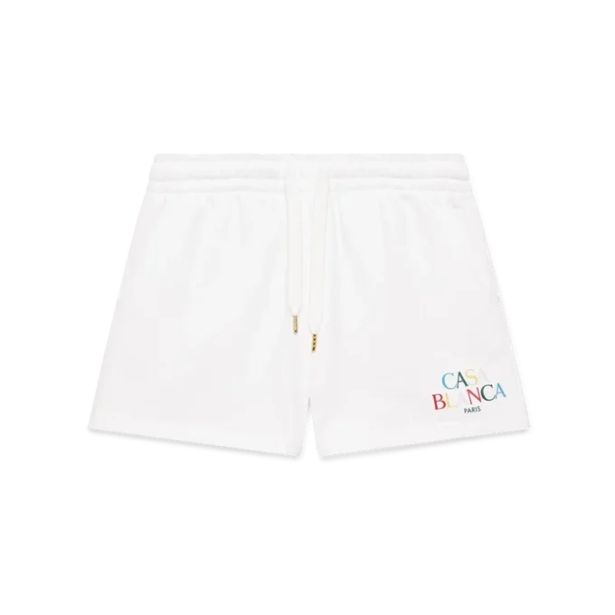 Sweatshorts med staplat logo