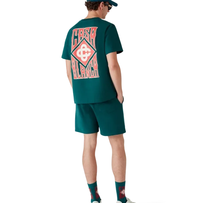 T-shirt med gotiskt logo