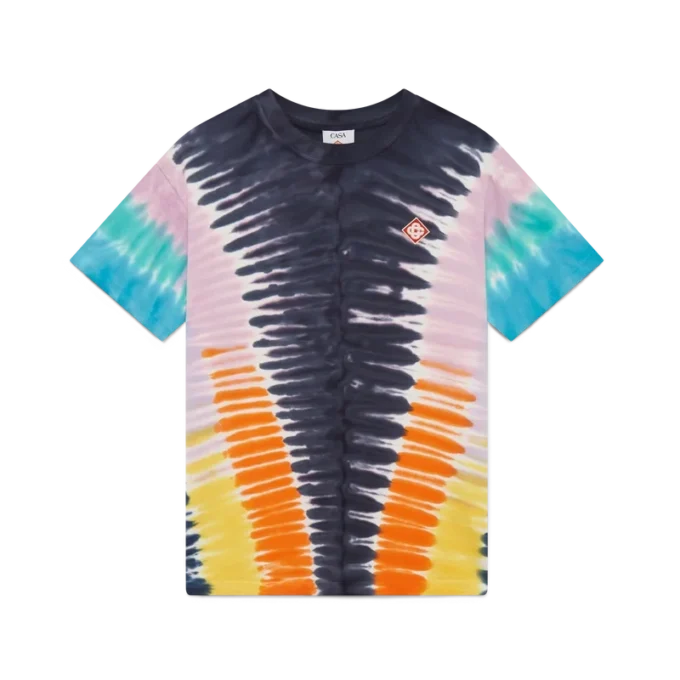 T-shirt med gradient-tie-dye