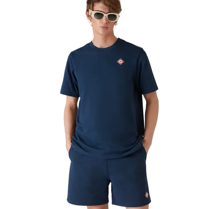 T-shirt med kort ärm och diamantlogo