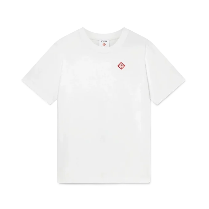 T-shirt med kort ärm och diamantlogotyp