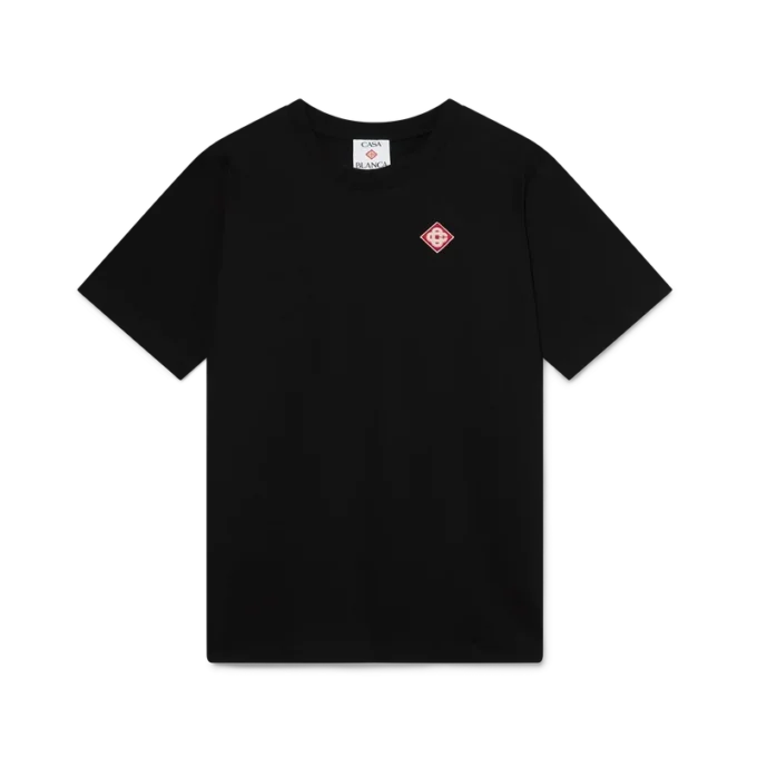 T-shirt med kort ärm och diamantlogotyp