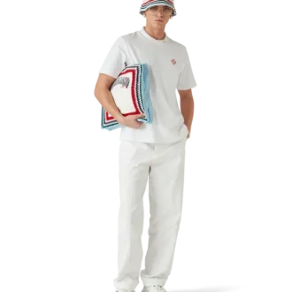 T-shirt med kort ärm och diamantlogotyp