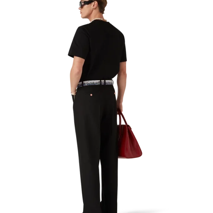 T-shirt med kort ärm och diamantlogotyp