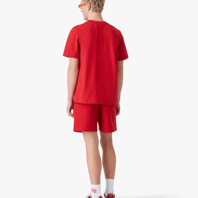 T-shirt med kort ärm och rött diamantlogo