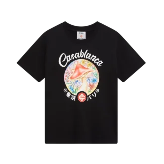 T-shirt med svampemblem