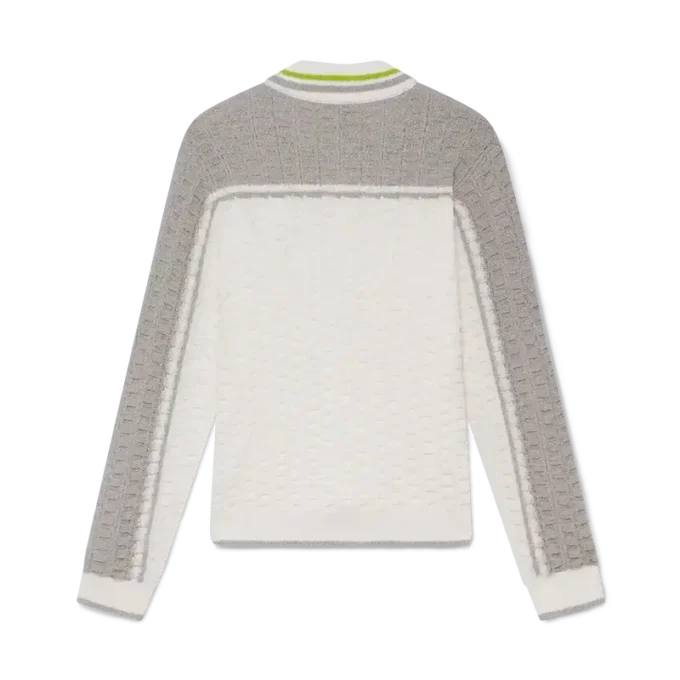 Tennis Boucle långärmad pikétröja