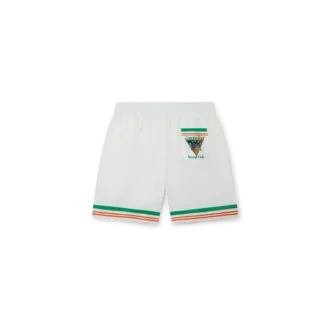 Tennis Club Icon silk shorts
