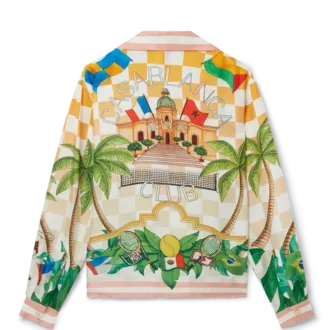 Tennis Club-silkesskjorta