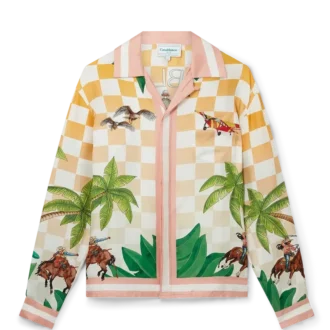 Tennis Club-silkesskjorta