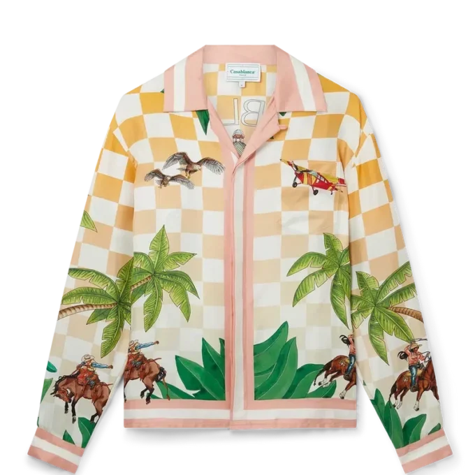 Tennis Club-silkesskjorta