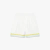 Tennis Landscape-silk Shorts