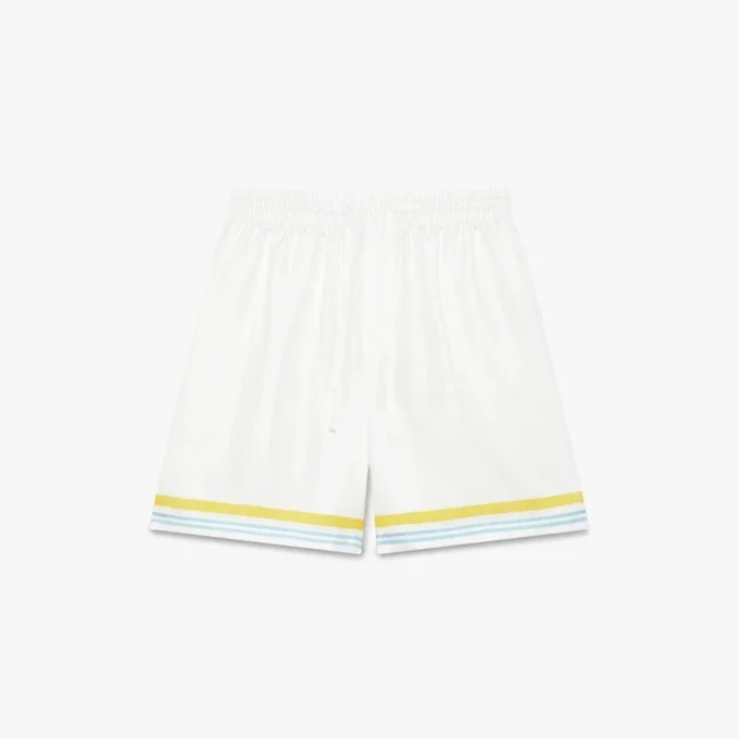 Tennis Landscape-silk Shorts