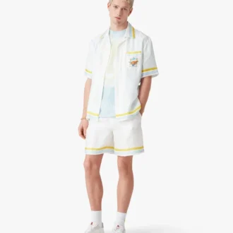 Tennis Landscape-silk Shorts