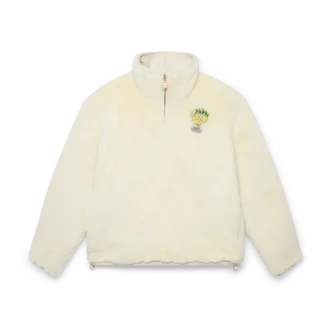 Tennis Mascot Quarter Zip-jacka i fuskpäls