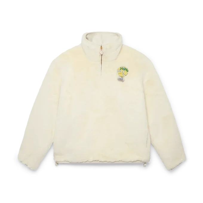 Tennis Mascot Quarter Zip-jacka i fuskpäls