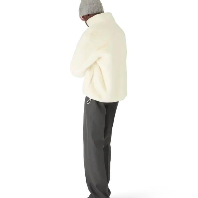 Tennis Mascot Quarter Zip-jacka i fuskpäls