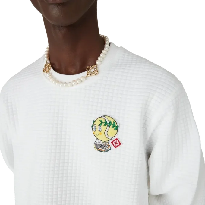 Tennis Mascot Quilted Sweatshirt Tennis Mascot Quilted Sweatshirt