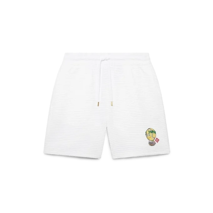 Tennis Mascot Quilted Sweatshorts