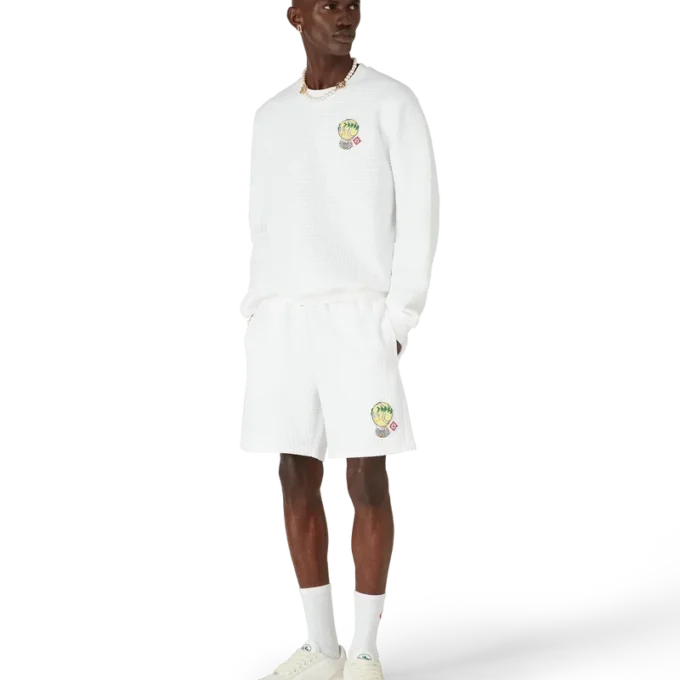 Tennis Mascot Quilted Sweatshorts