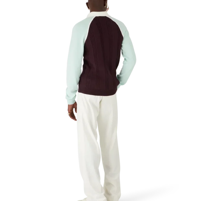 Tennis-pikétröja med långa ärmar