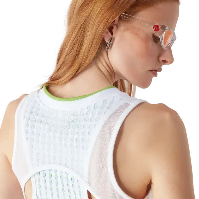 Tennis-tryckt racerklänning Tennis-tryckt racerklänning