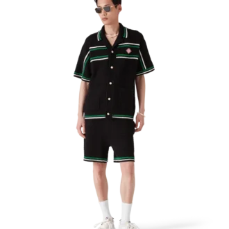 Tennis-virkad skjorta