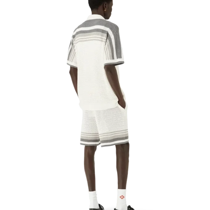 Tennis-virkad skjorta