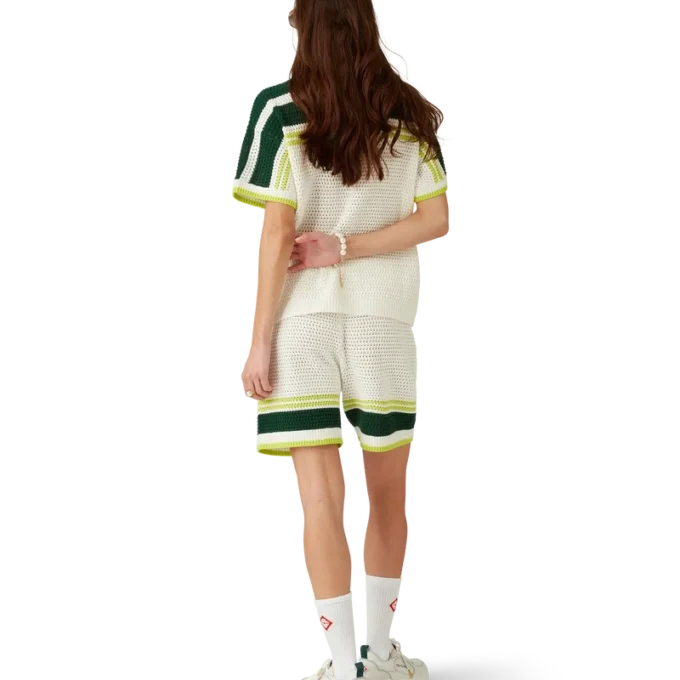 Tennis-virkad skjorta