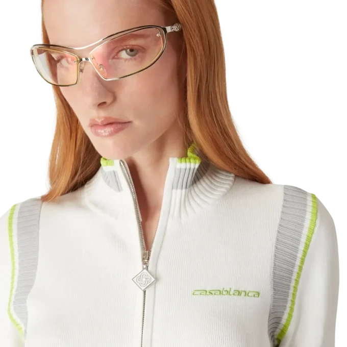 Tenniskavaj med dragkedja