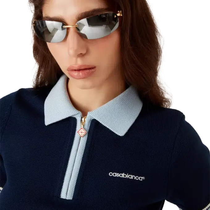 Tennispikétröja i merinoull