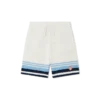 Tennisshorts i bomullskrochet