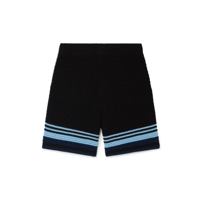 Tennisshorts i bomullskrochet Tennisshorts i bomullskrochet