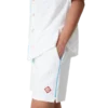 Tennisstrippade frottéshorts