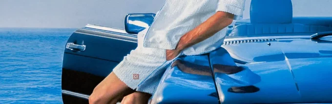 Herr Atlantis vit & krom sneaker