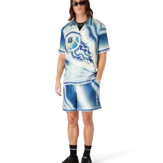 The Art of the Serve kortärmad silkeskjorta