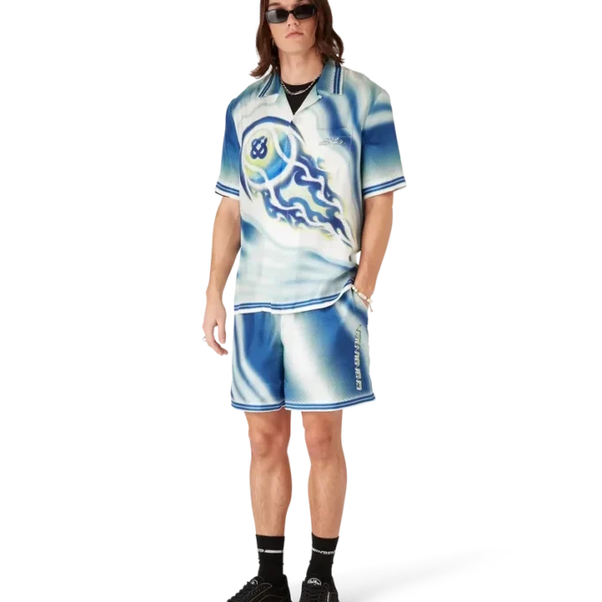 The Art of the Serve kortärmad silkeskjorta