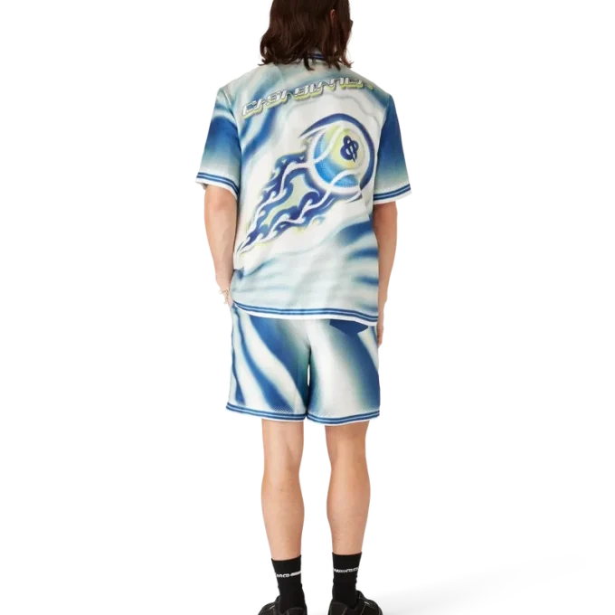 The Art of the Serve kortärmad silkeskjorta