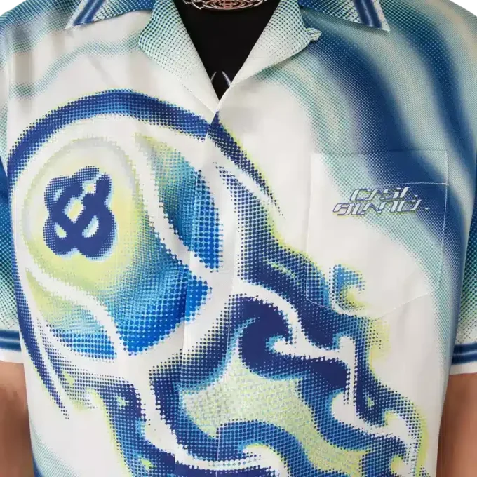 The Art of the Serve kortärmad silkeskjorta