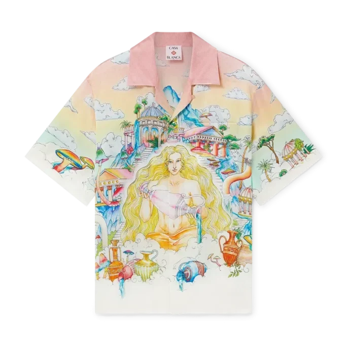 The Road to Knowledge kortärmad silkeskjorta